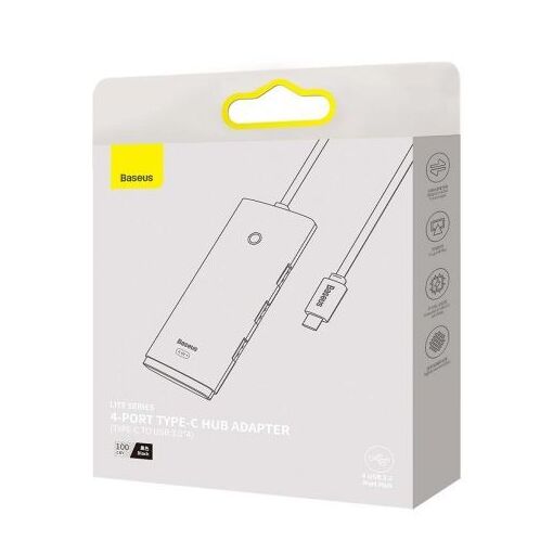 Baseus Hub Lite 4-in-1 USB-C to 4xUSB 3.0 + 1x Type-C 15W