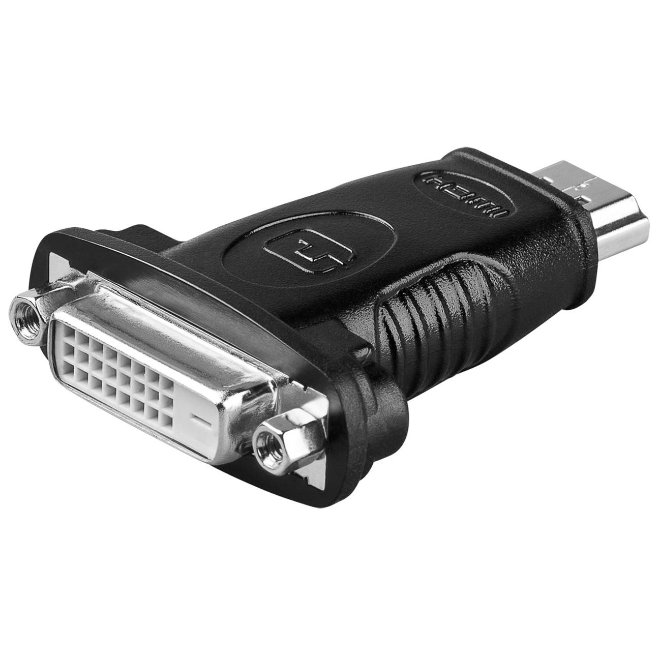 Goobay HDMI 19-pin Male to DVI-D (24+1) Female Adapter