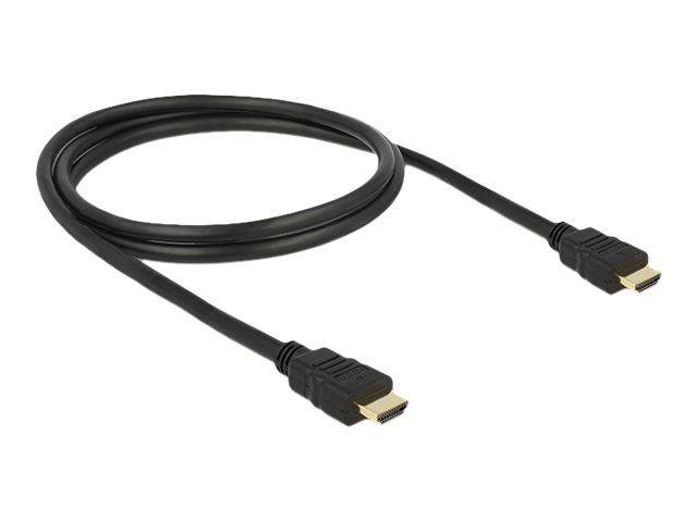 Cable HDMI con Ethernet Delock - 1 m, Negro - Compatibilidad 4K