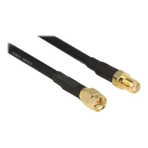 Delock CFD200 - SMA Antenna Cable Extension - 7.5m - Black