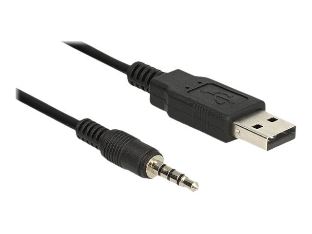 Cable de audio Delock de 1,8 m USB 2,0 A a 3,5 mm