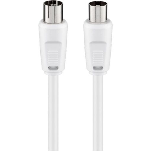 Goobay 11514 Coaxial Cable 10m White