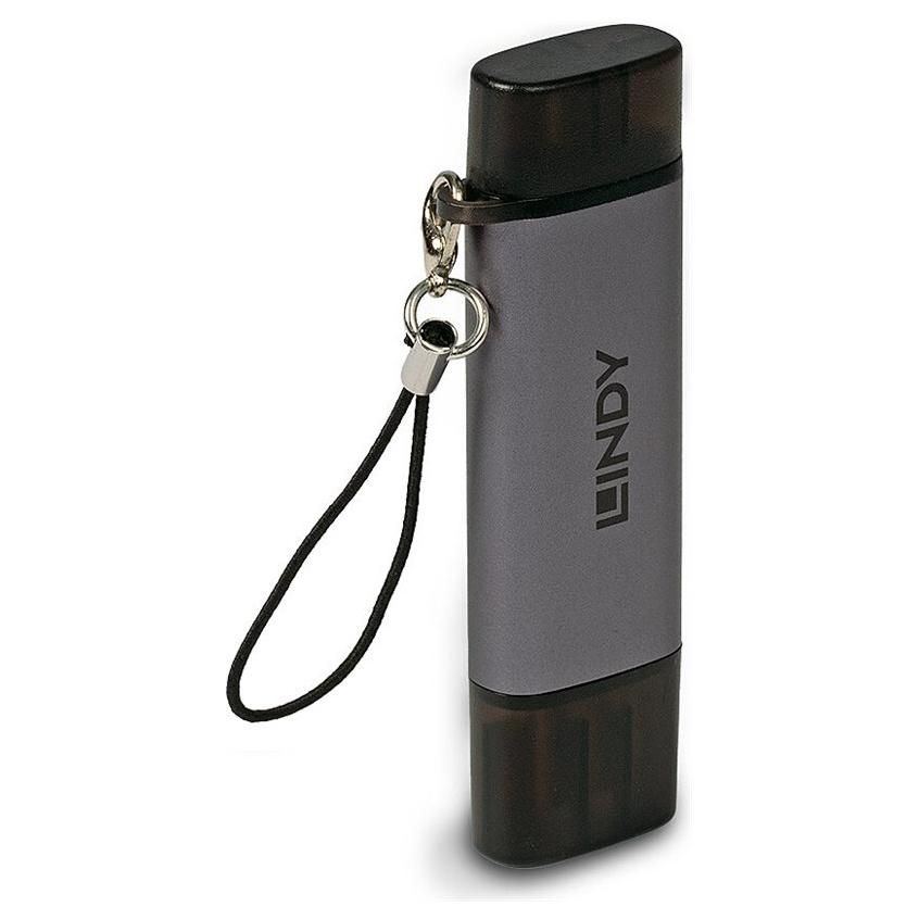 Lecteur de carte mémoire Lindy - USB 3.2 et USB-C