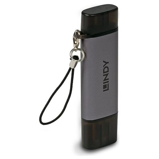 Lindy Memory Card Reader - USB 3.2 and USB-C