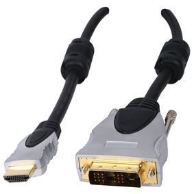 Nedis HDMI to DVI-D Adapter Cable - 10m, Double Shielding, Black