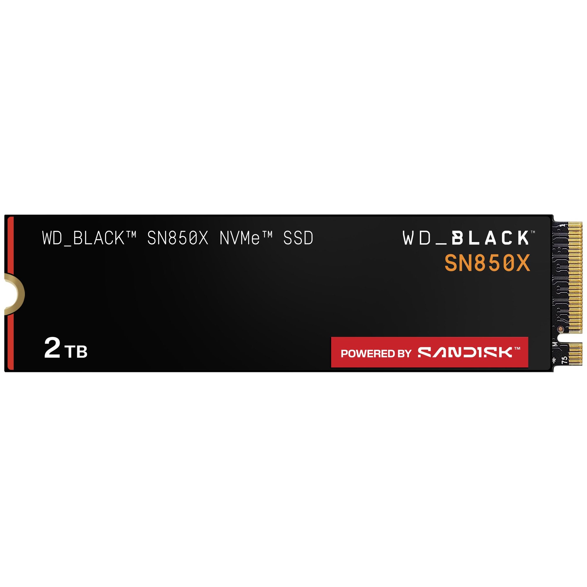 WD_BLACK SN850X NVMe SSD WDS200T2X0E - 2TB M.2 Internal PCIe 4.0 x4 (NVMe) SSD