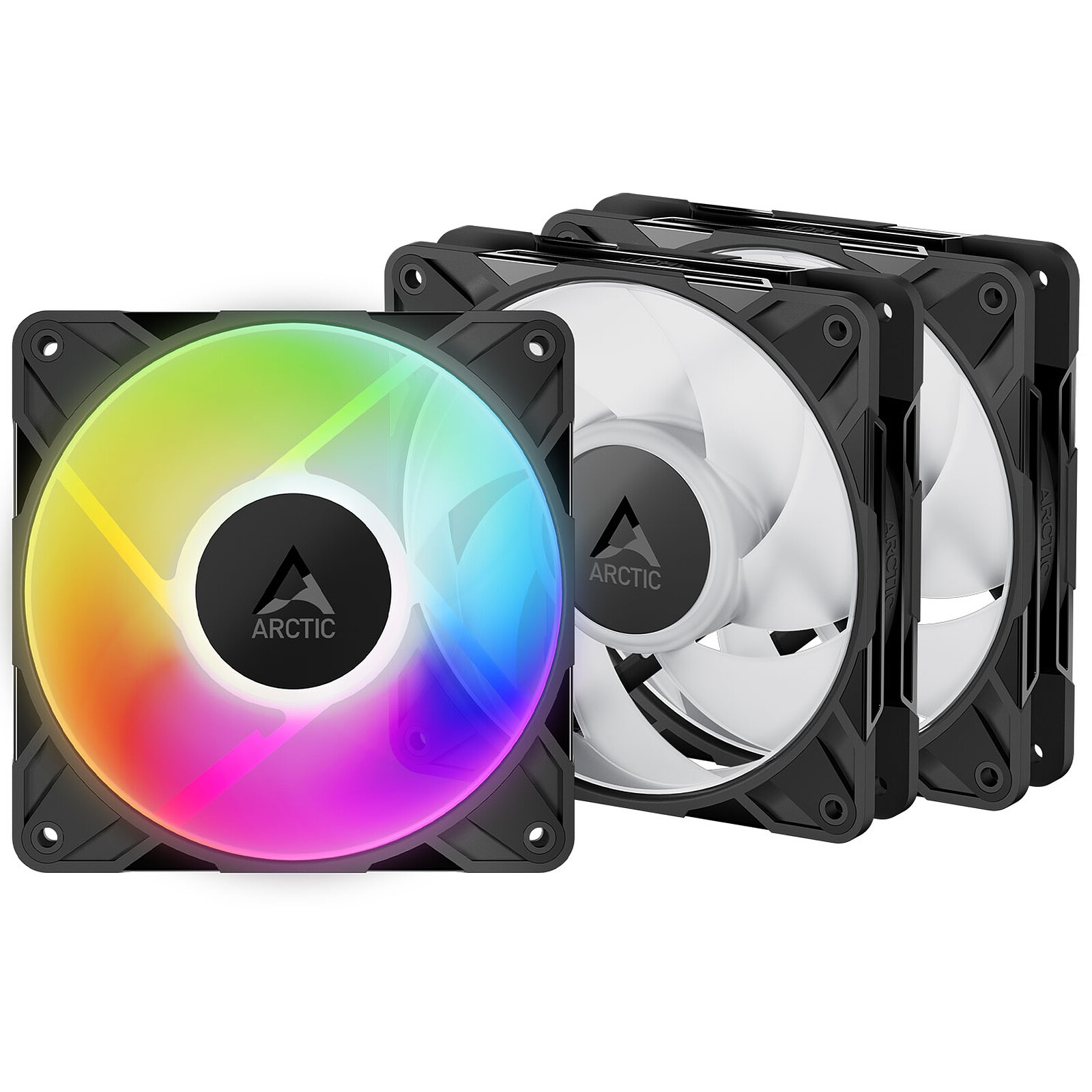Arctic P12 Pro A-RGB (Black) Pack of 3