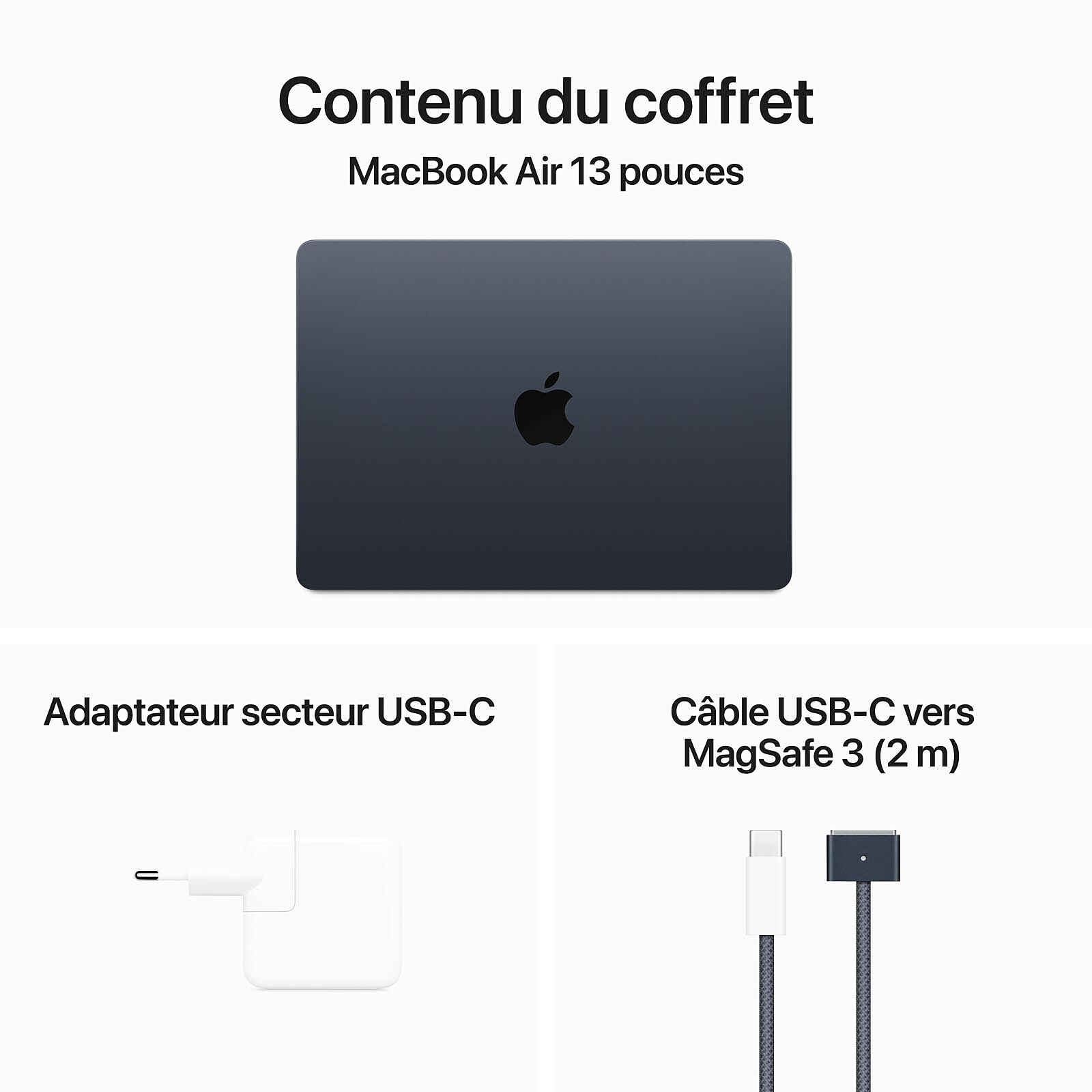 Apple MacBook Air M3 13-inch (2024) Midnight 24GB/512GB (MC8Q4FN/A) 