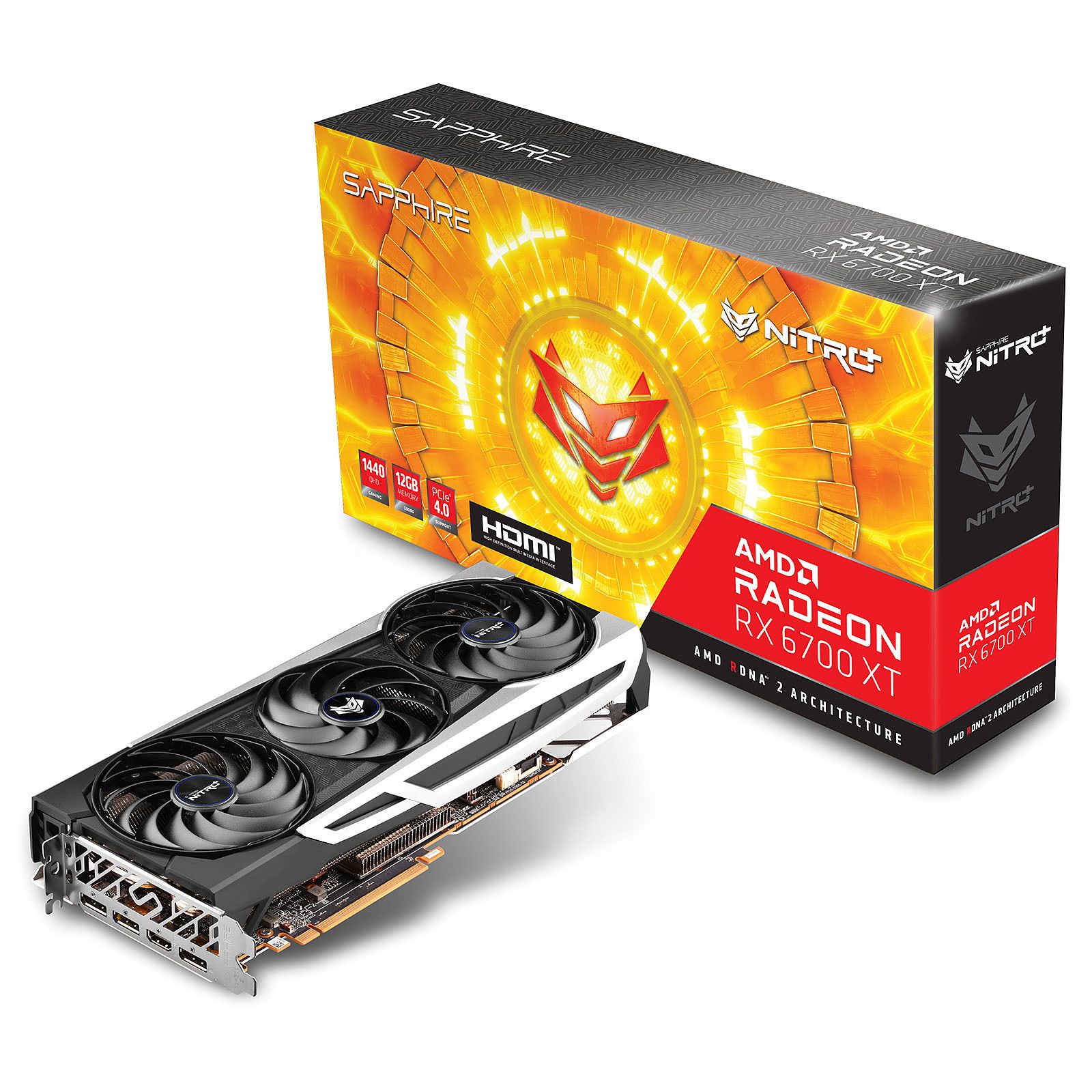 Sapphire NITRO+ Radeon RX 6700 XT GPU - 12GB GDDR6