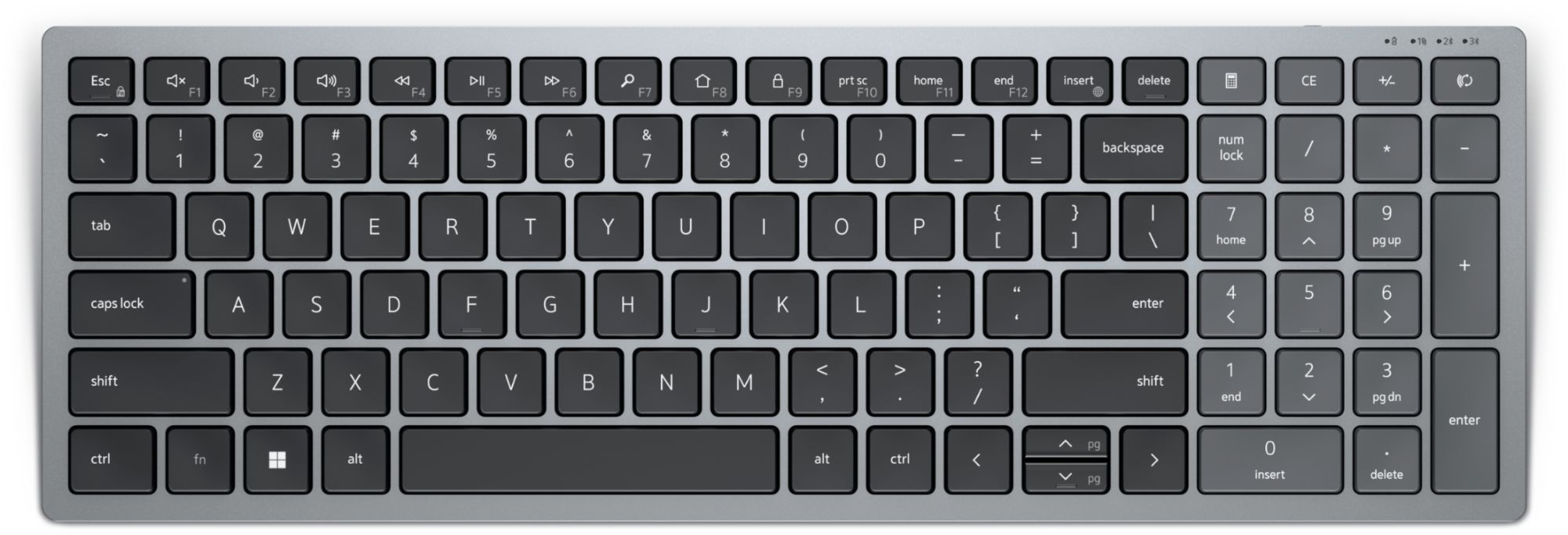 Dell KB740 Wireless Keyboard - AZERTY French - Titan Gray