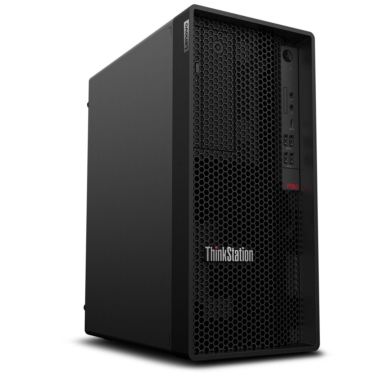 Lenovo ThinkStation P360 - Core i7, 12C/4.8GHz, 16GB RAM, 512GB SSD, NVIDIA RTX A2000