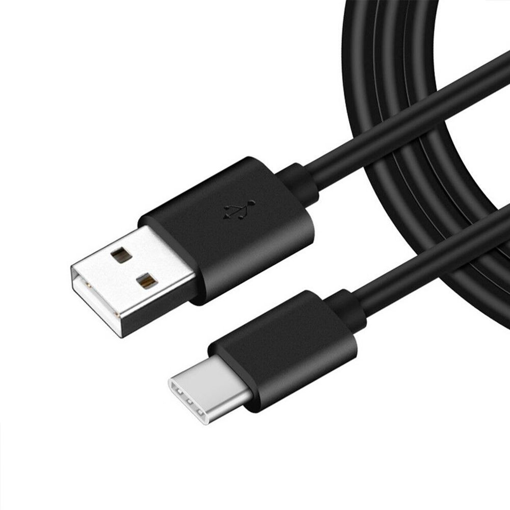 USB Type-C Cable for Xiaomi 12, 12 Pro, 11, 11i, 11 Lite, 11T Pro, Redmi Note 11 - Black, 1 Meter