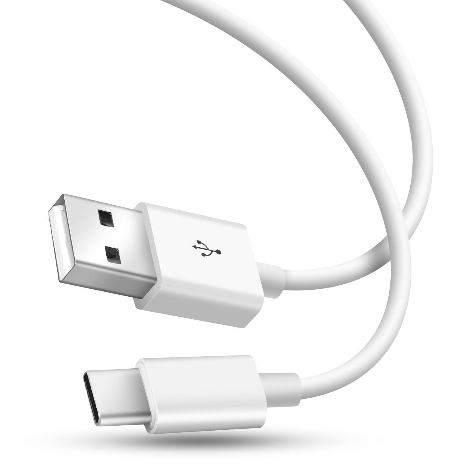 Cable de carga rápida Avizar USB-C 2.0, 1m, Blanco