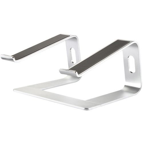 DLH Laptop Stand, Aluminum, Non-Slip Rubber (Size: 13-15.6 inches, Color: Silver, Capacity: 40kg)
