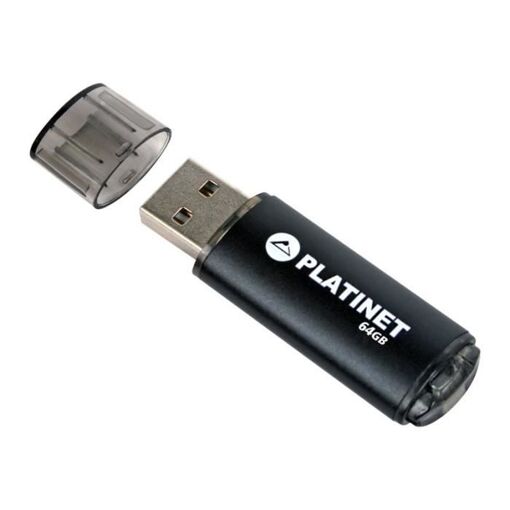 Unidad USB Platinet X-Depo 64 GB USB 2.0 Negro