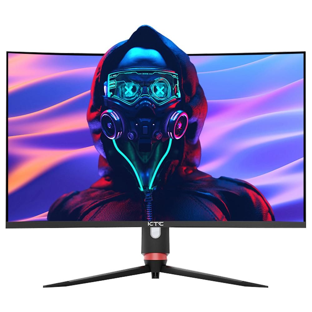 Moniteur de jeu KTC H32S17 incurvé de 32 pouces, courbe 1500R, QHD 2560x1440, 165 Hz, rapport 16:9, ELED, 99 % sRGB, HDR10, temps de réponse 3 ms, mode faible bleu, compatible FreeSync et G-SYNC