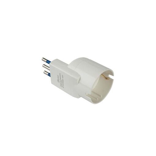 64 Space-Saving Electrical Adapter - White