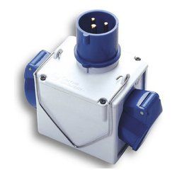 64 Industrial Electric Adapter Double CEE Socket