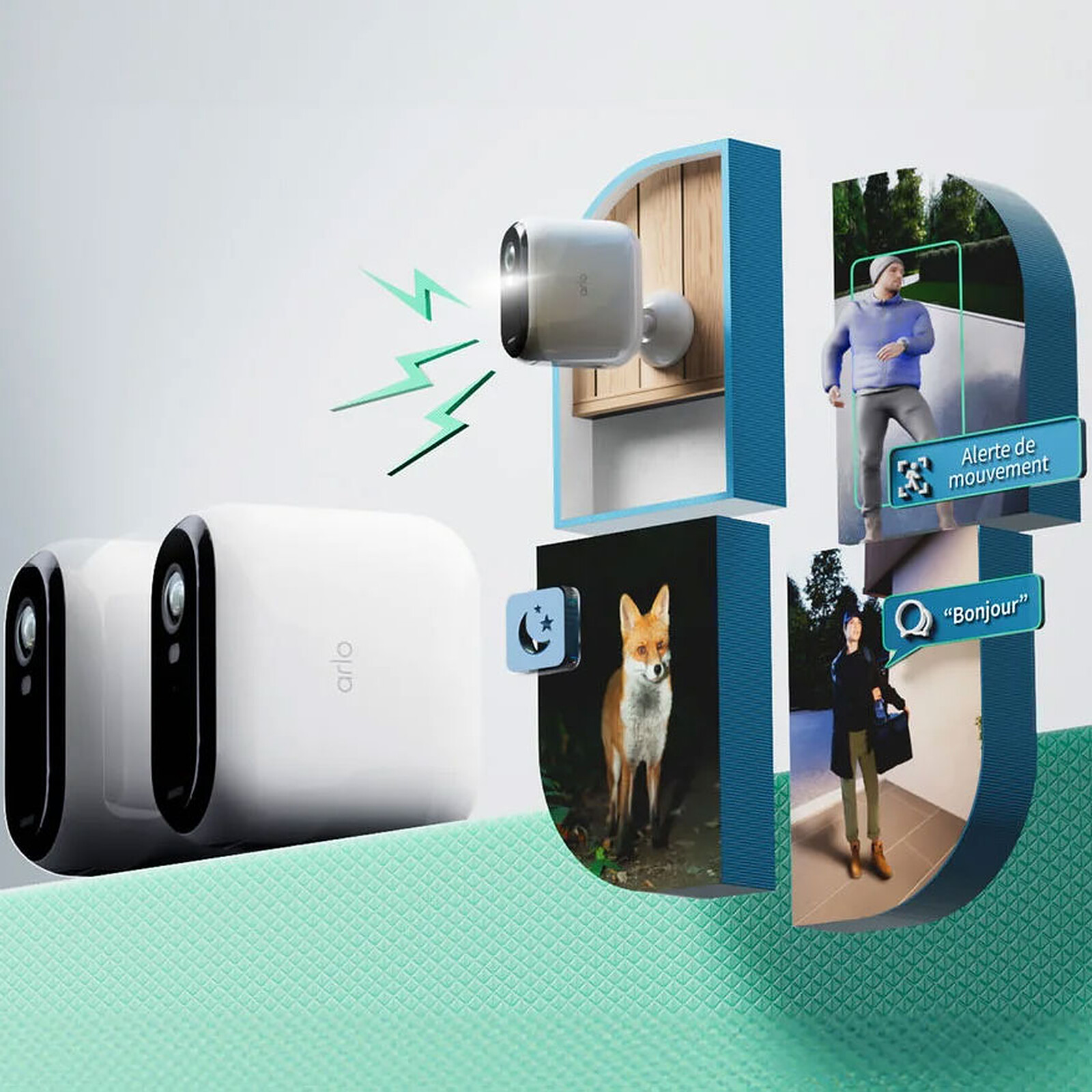 Arlo Essential 2K XL Outdoor - White (x 2)