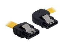 Cable Delock SATA - 30 cm ATA Serial 150/300 - Conector bloqueado con ángulo recto