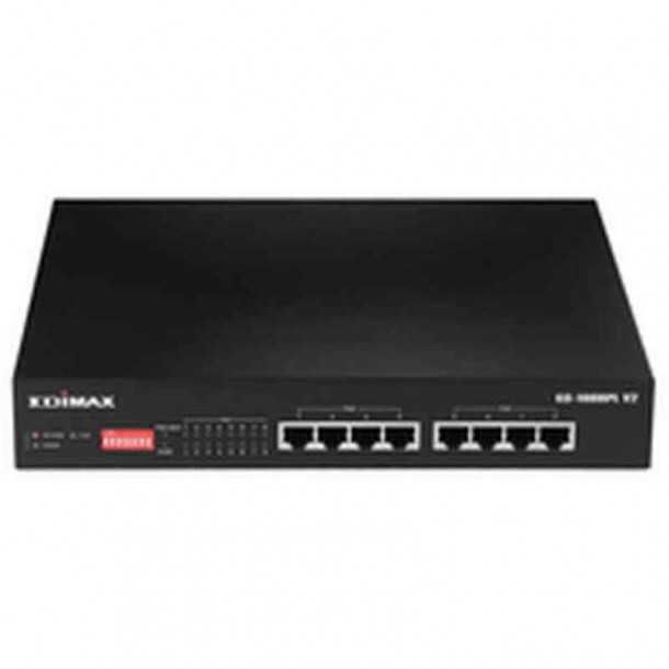 Conmutador Edimax GS-1008PL V2 Ethernet Gigabit - Negro
