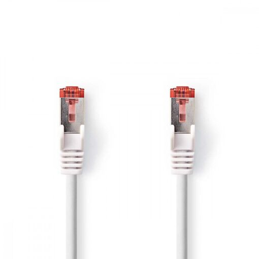 No Name Cat 6 S/FTP Network Cable - 20m White (RJ45 Male to RJ45 Male)