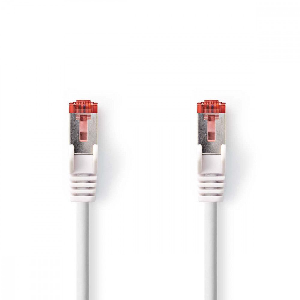 No Name Cat 6 S/FTP Network Cable - 20m White (RJ45 Male to RJ45 Male)