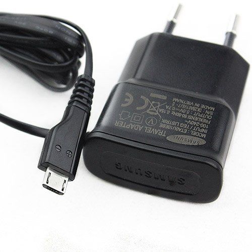 Amahousse Samsung Compact Charger for B2710 with Micro-USB Cable 700mA, Black