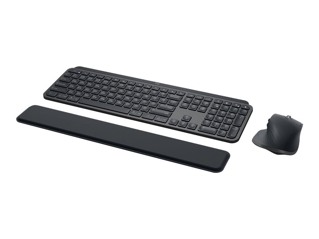Logitech MX Keys Business Combo - Wireless Keyboard and Mouse Set - Backlit - Bluetooth LE - QWERTY - Nordic Layout - Graphite