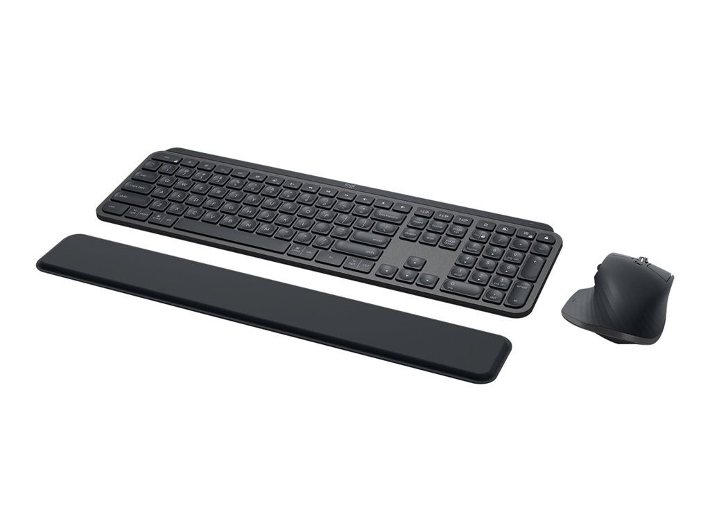Logitech MX Keys Business Combo - Wireless Keyboard and Mouse Set - Backlit - Bluetooth LE - QWERTY - UK - Graphite