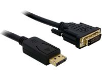 Adaptador Delock DisplayPort a DVI (24+1, 2 m)