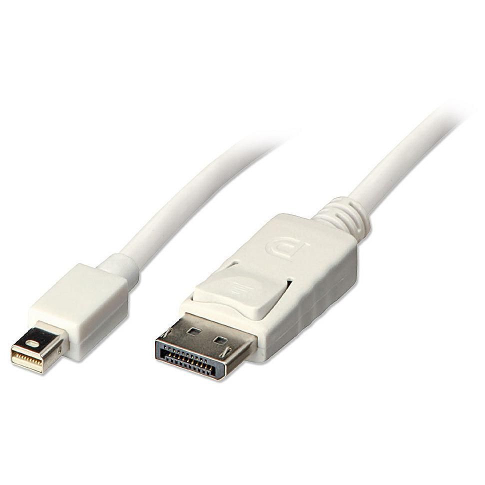 Lindy DisplayPort Cable 2m Mini DisplayPort White