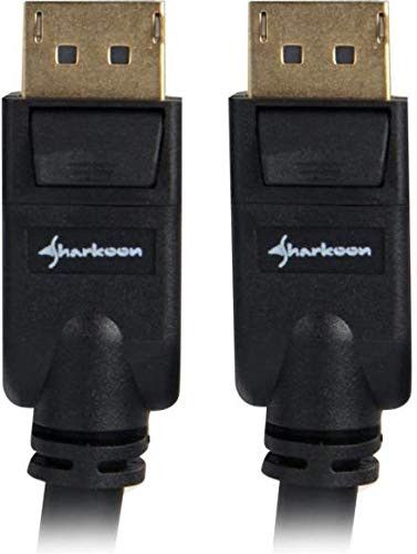 Sharkoon DisplayPort 1.3 Cable, 4K, Black, 5m