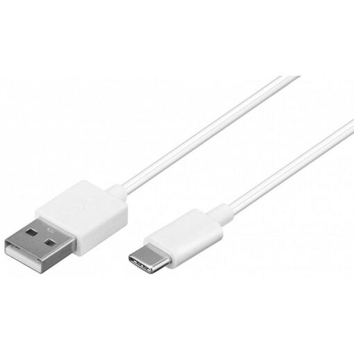 Goobay USB 2.0 Type C to A Cable - 50cm (White)
