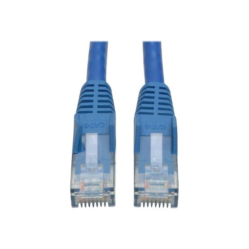Eaton Tripp Lite Cat6 Gigabit Snagless Molded Ethernet Cable, 7 ft, Blue
