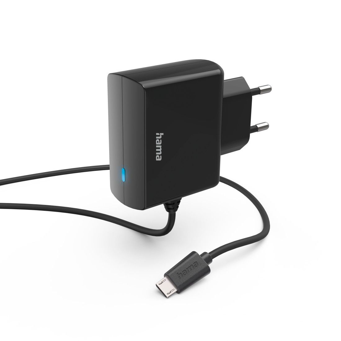 Hama 6W Micro-USB Charger, 1m, Black