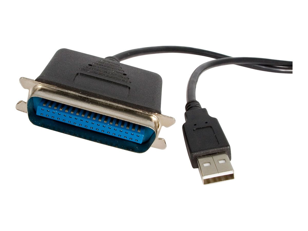StarTech.com 3m USB to Parallel Port Adapter - Black