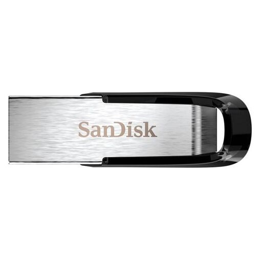 Unidad USB Sandisk Ultra Flair de 128 GB - Plata