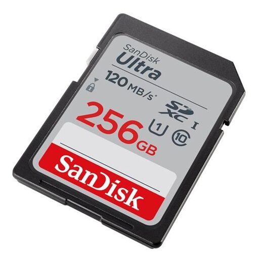 SanDisk Ultra Flash Memory Card - 256GB - UHS-I U1 / Class 10 - SDXC UHS-I