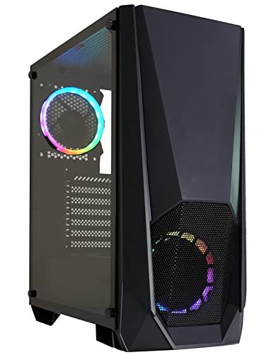 Xilence Performance XG141 Mid Tower ATX PC Case with Tempered Glass - Black