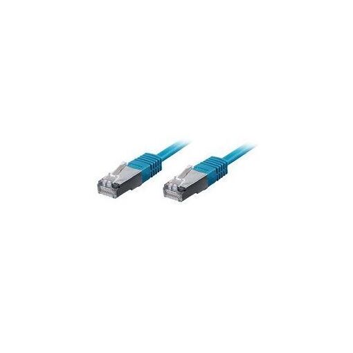Digital Data Communications RJ-45 Cable - 7.5m SFTP Cat 6 - Halogen Free, Molded, Locking - Blue