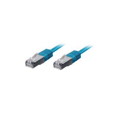 Digital Data Communications RJ-45 Cable - 7.5m SFTP Cat 6 - Halogen Free, Molded, Locking - Blue
