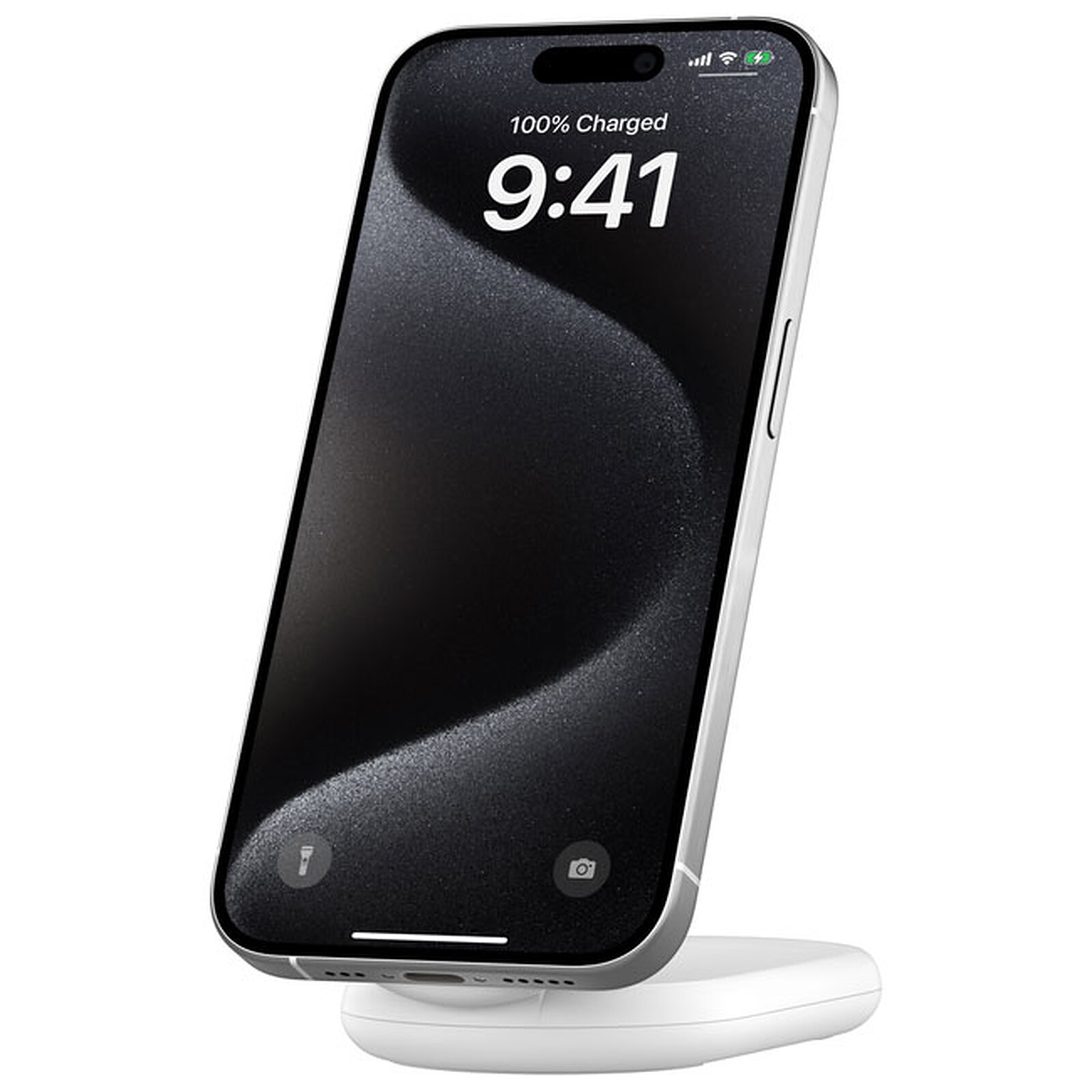 Belkin BoostCharge Magnetic Foldable Charging Stand Qi2 15W (White)