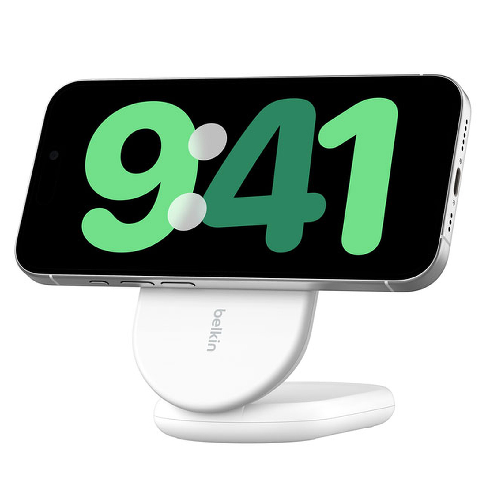 Belkin BoostCharge Magnetic Foldable Charging Stand Qi2 15W (White)