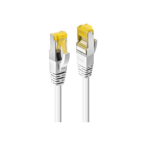 Cable de conexión Lindy RJ-45 (M) a RJ-45 (M) - 1.5 m - SFTP/PiMF - CAT 7/CAT 6a - Libre de halógeno, sin gancho - Blanco
