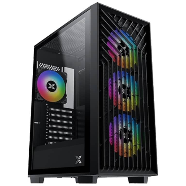 Xigmatek Lux G Mid-Tower ATX Case with Glass Panel - Black