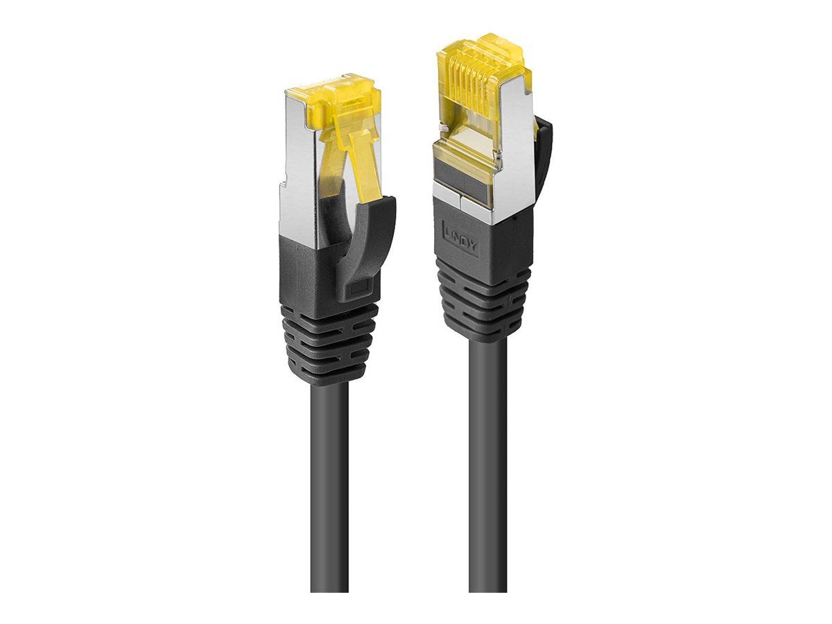 Lindy RJ45 to RJ45 Cable - 7.5m - SFTP/PiMF - CAT7/CAT6a - Halogen-Free, Hook-Free - Black