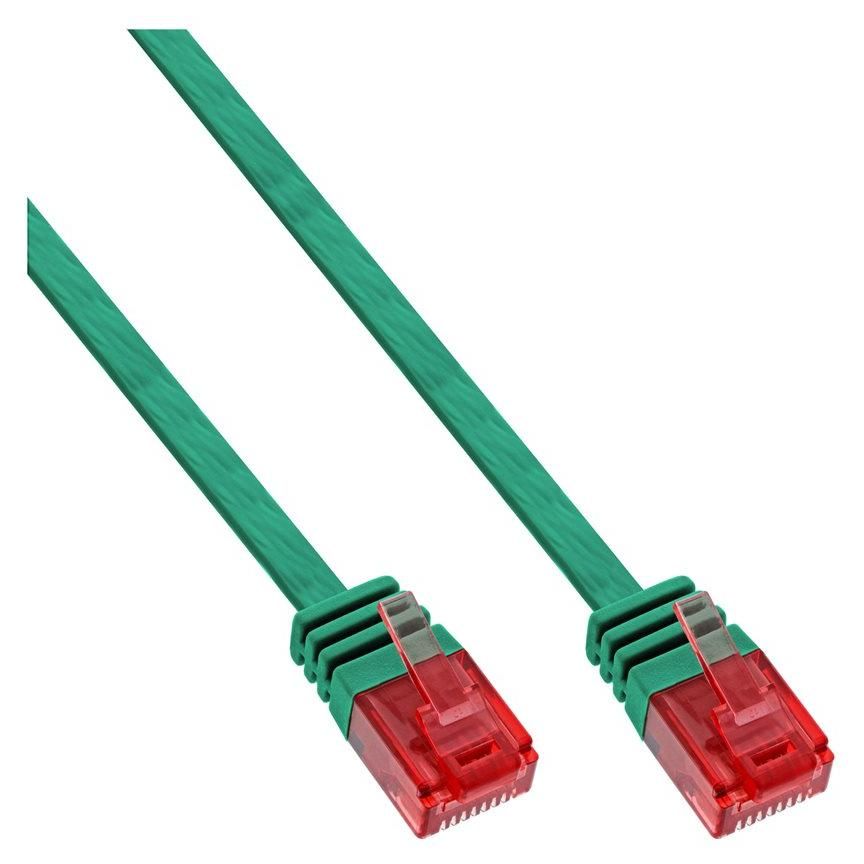 INTOS ELECTRONIC CAT 6 RJ-45 Cable, 1.5m, Green