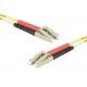 Cable óptico Exertis Connect LC multimodo, 1 m, dúplex, OM1, 62,5/125 micras, naranja