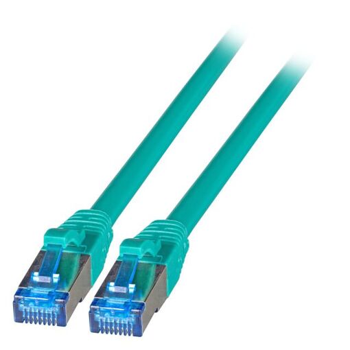 Câble EFB-Elektronik RJ-45 - 7,5 m SFTP CAT 7/CAT 6a - Sans halogène, moulé - Vert